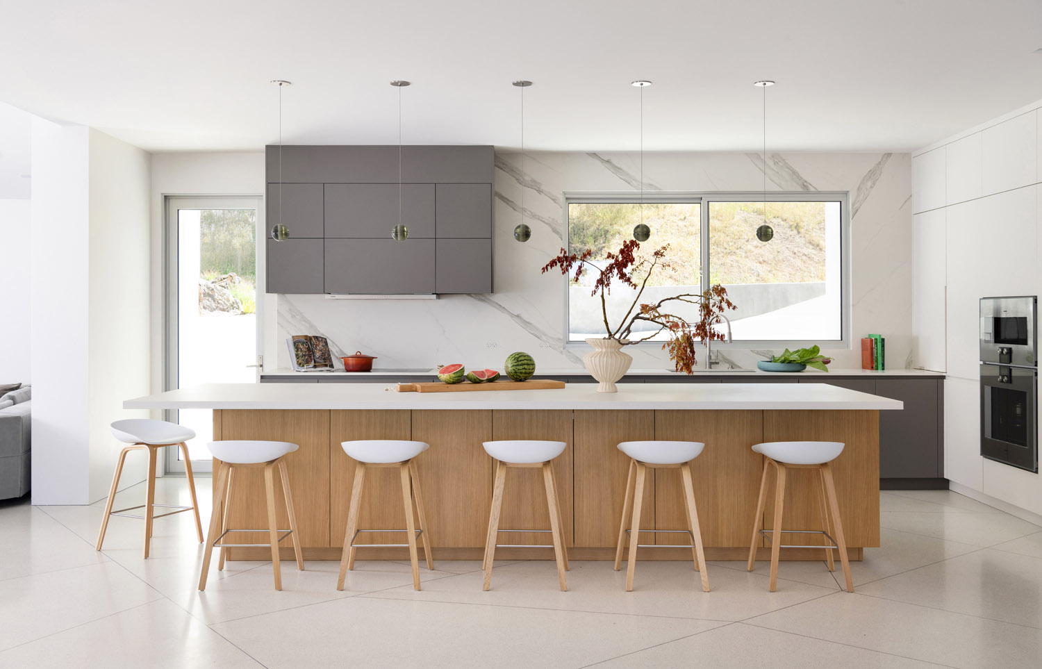 Modern kitchen island remodel