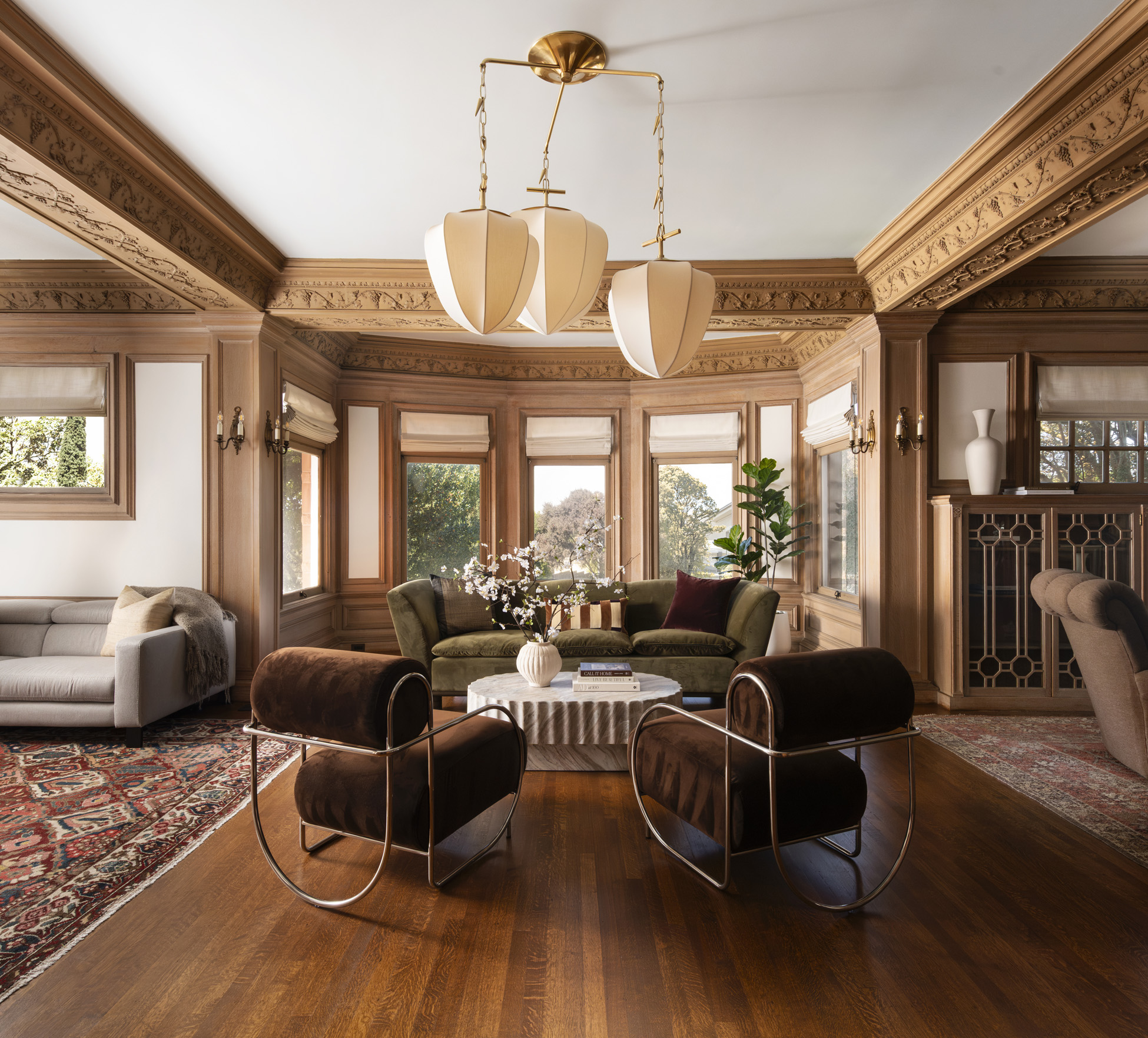 Living room, Victorian restoration