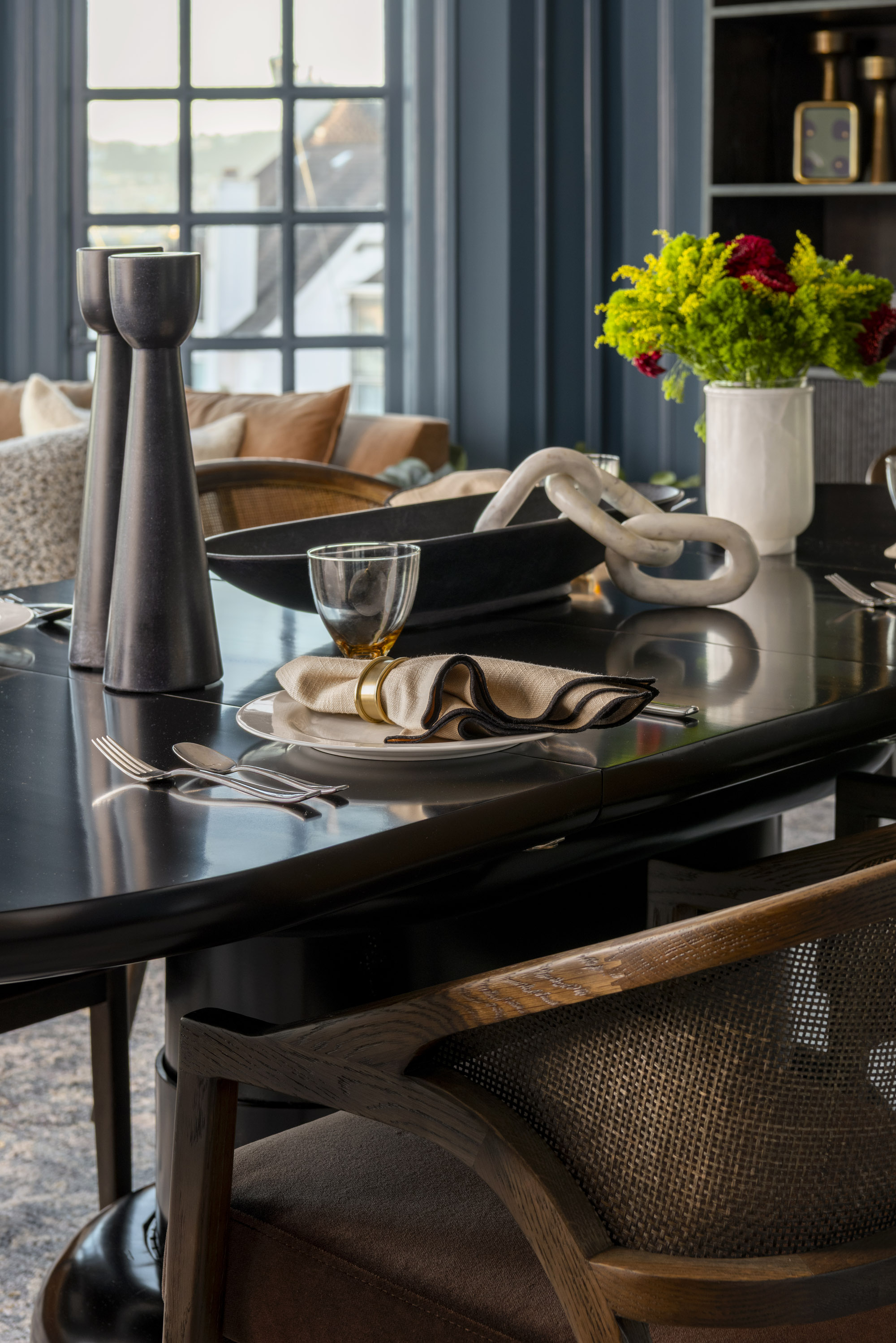 Dining room, Monterey Heights House