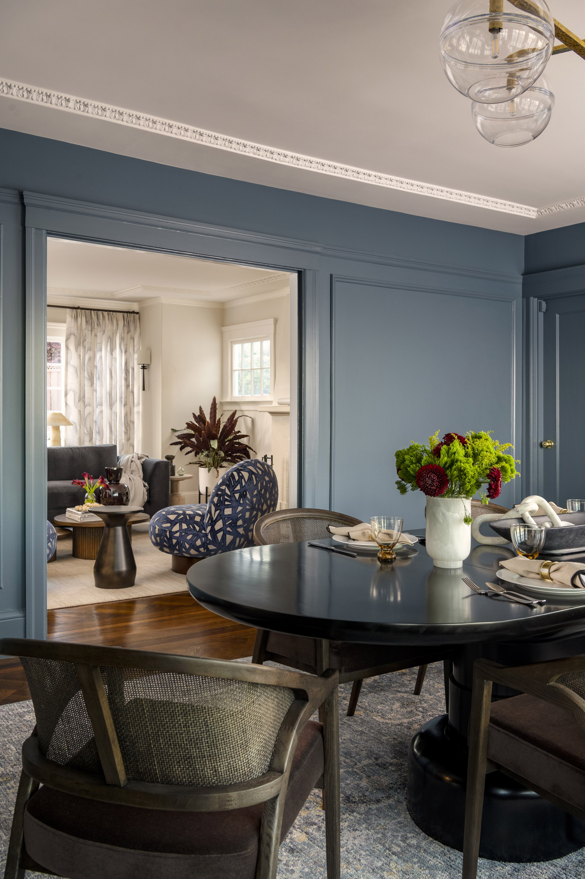 Dining room, evening