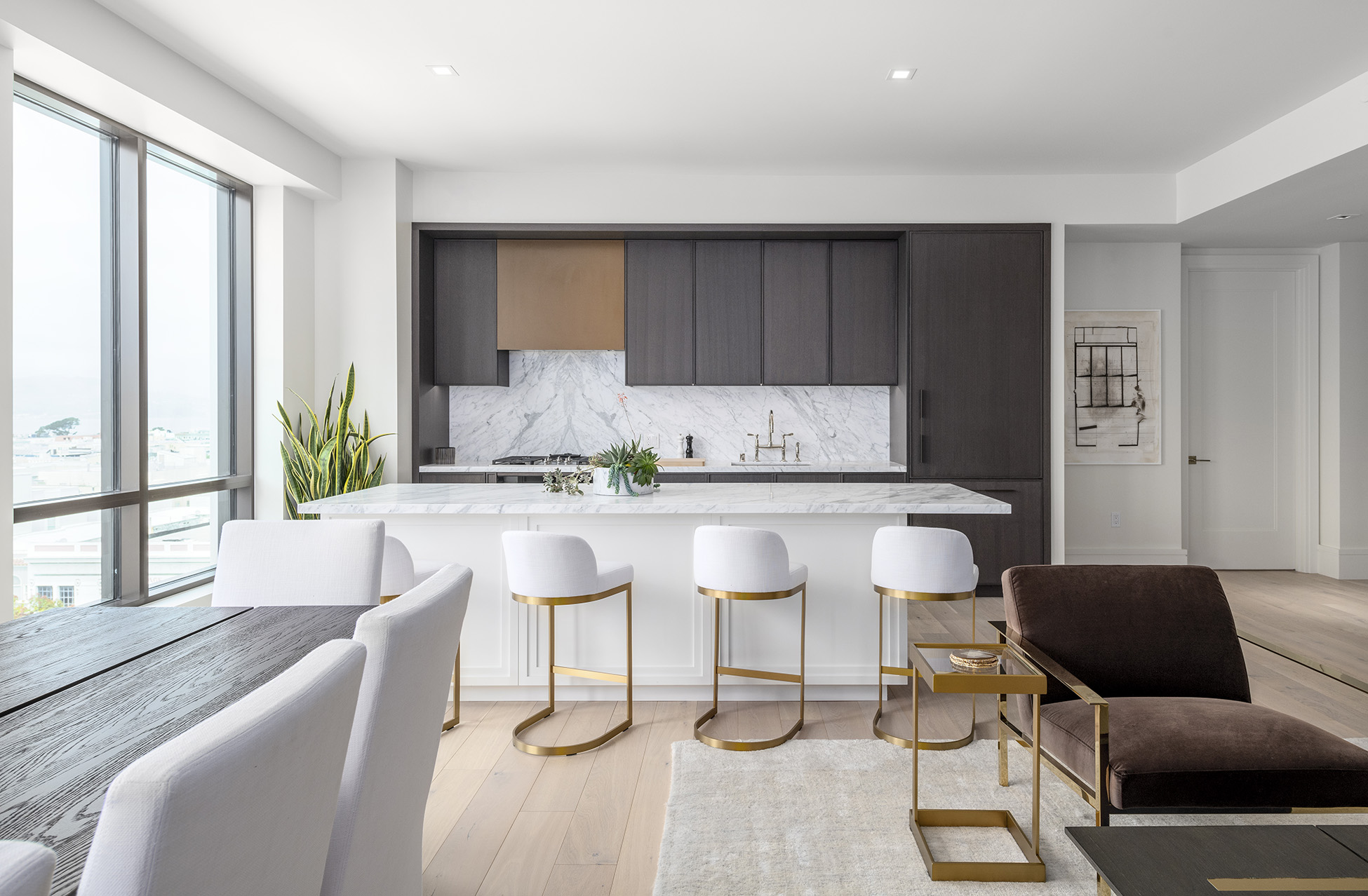 Modern Victorian bathroom remodel - interior design photography