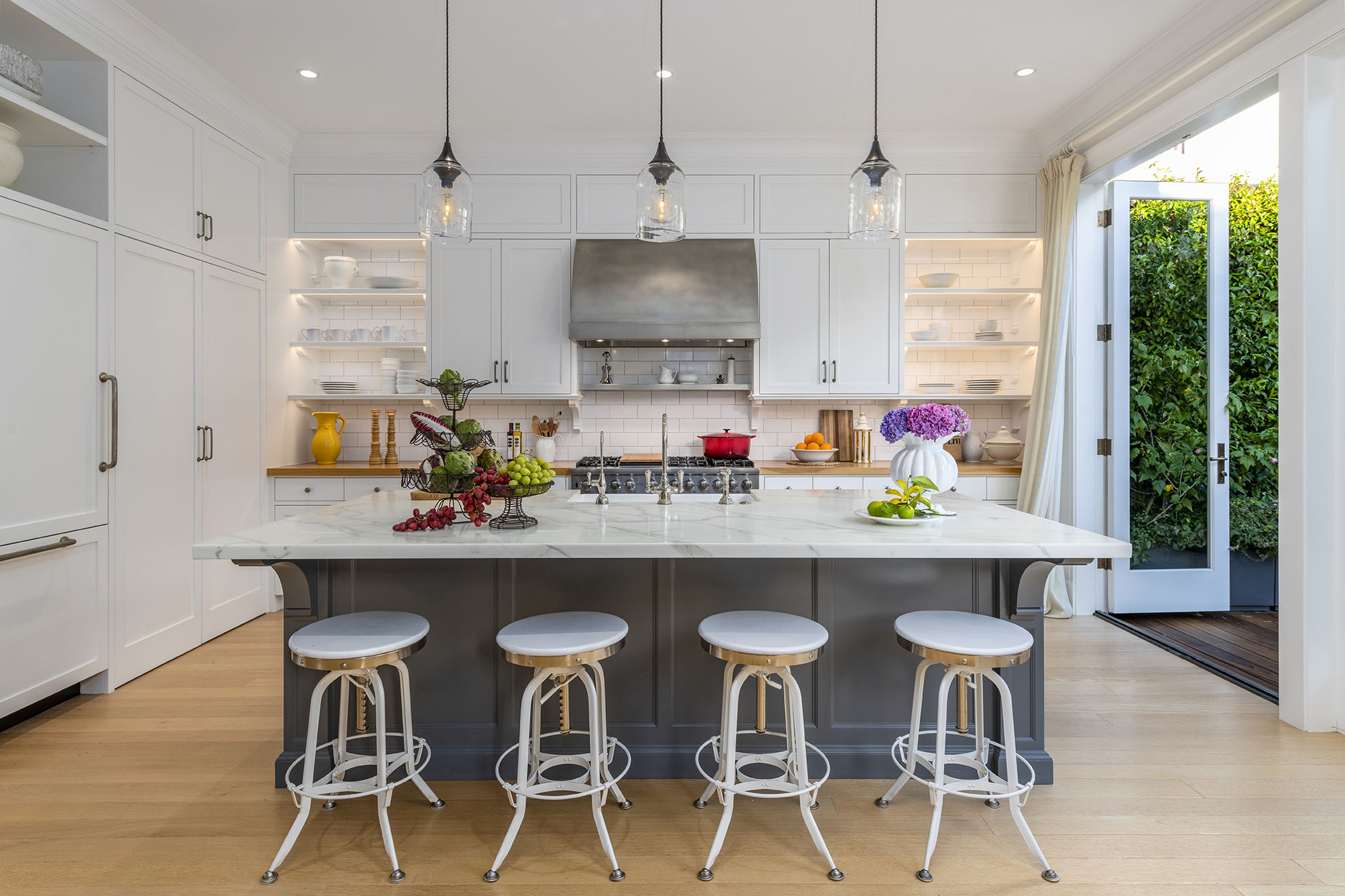 SF Pacific Heights Victorian modern kitchen remodel