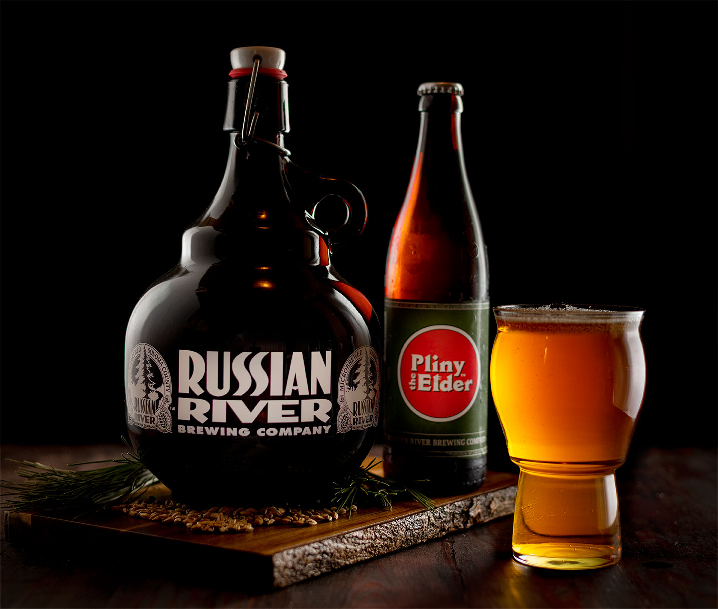 Bottle and beverage photography - Russian River Brewing Pliney the Elder